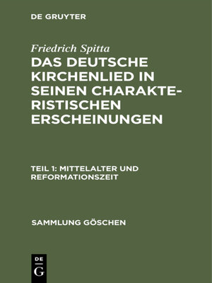 cover image of Mittelalter und Reformationszeit